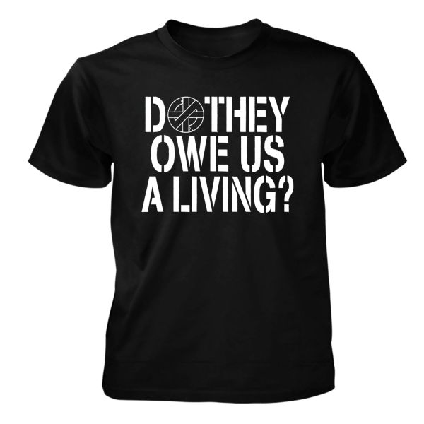 Crass Owe Us | Fairwear Shirt