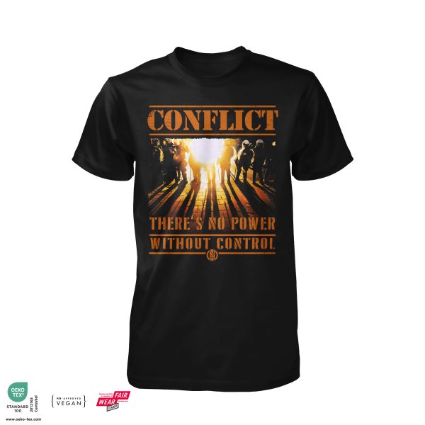 Conflict There´s no Power without Control Shirt | Fairwear Shirt