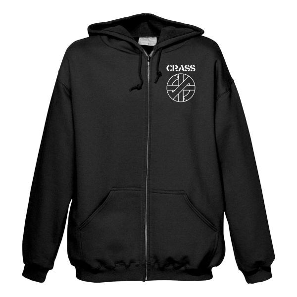 Crass Anarchy and Peace | Fairwear Zip-Hood
