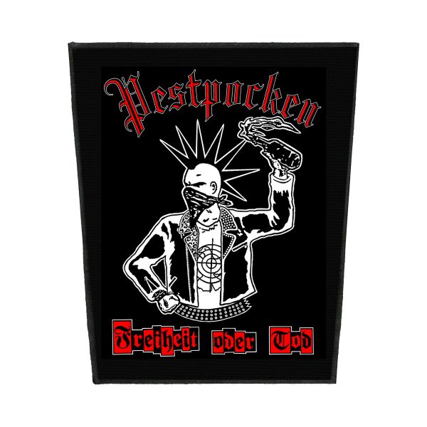 Pestpocken Freiheit oder Tod Backpatch | Backpatch