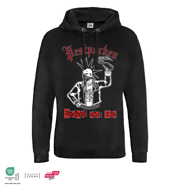 Pestpocken Freiheit oder Tod Hoodie | Fairwear Hoodie